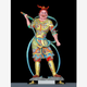 Illustration for article titled The colors on this digitally restored ancient statue are unreal